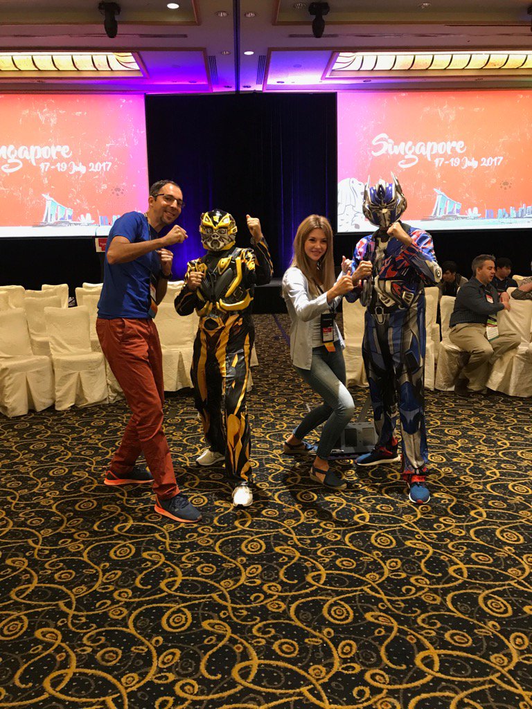 Briese SSC UG goes Agile, goes Smart at Scrum Gathering in Singapore #GoAgileGoSmart #SGSIN