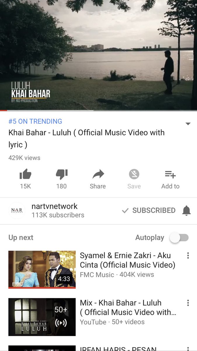 khaibahar94_'s tweet photo. 5 on trending . tq semua.. jom sambung layan #luluhkhaibahar https://t.co/qjCS7War1V https://t.co/0PBqb9zvVQ