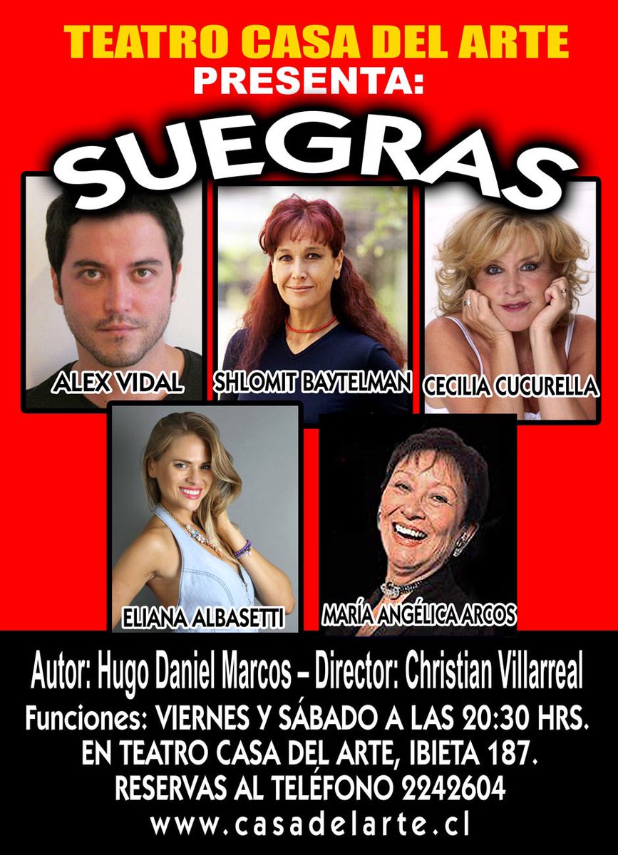 villarrealchris's tweet photo. ÚLTIMAS 2 FUNCIONES en Rancagua , este viernes y sábado , @cecicucu @NelsonMatusdela @ixNN @AgendaPanoramas @DatosCultura @DeRancaguaCL https://t.co/p7udDFj3gk