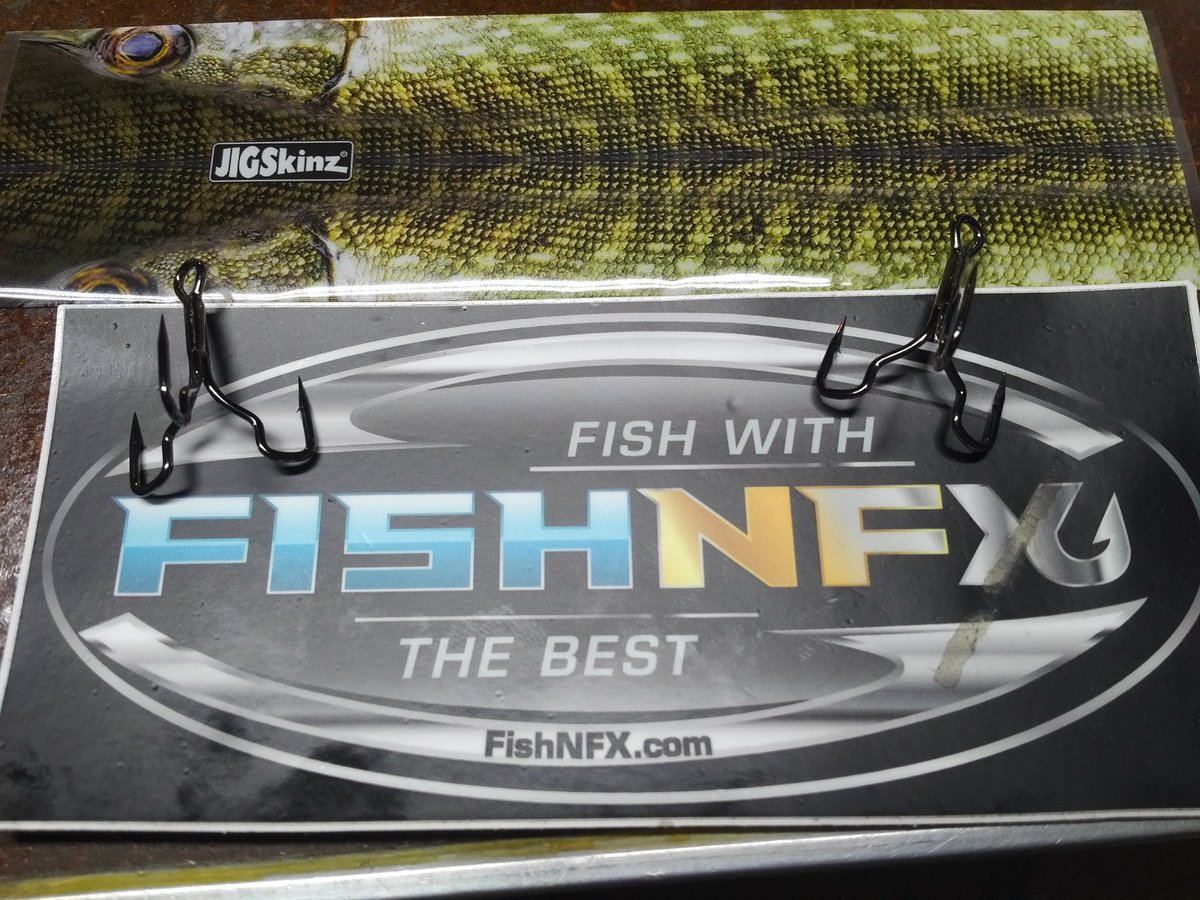 FishNFX's tweet photo. How about a giveaway of these Trapper Tackle hooks and Jig Skinz just like comment and retweet to enter!
#FishNFX #TrapperTackle #JigSkinz https://t.co/Y0KkgvbP8K