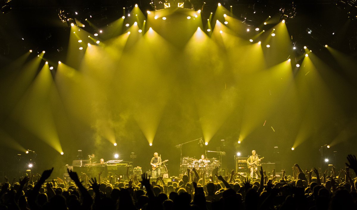 phish's tweet photo. Set Two has just started. Watch a FREE @LivePhish webcast from Nutter Center now. Tune in at https://t.co/4E0Bs5cvLz. https://t.co/xosW6kNmGr