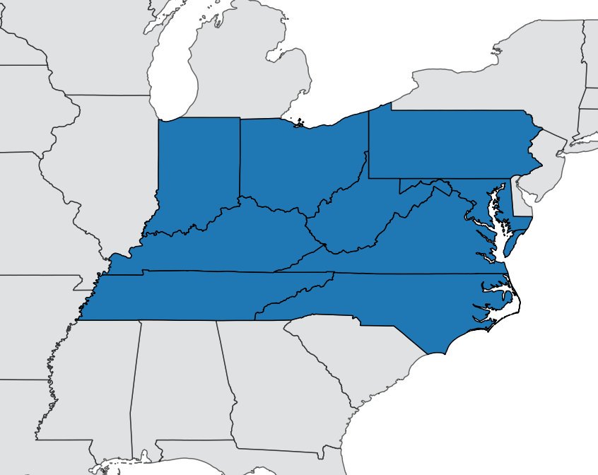 LizTweets's tweet photo. States I have driven through in the past two and a half weeks. I'm sensing a geographic theme... https://t.co/Kv5JvvYzB4