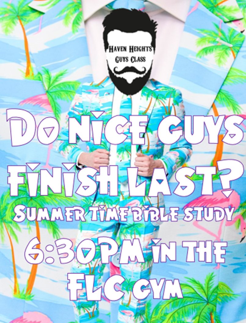 HHBCguys's tweet photo. . Guys are next bible study we will be looking into the say "Do Nice Guys Finish Last?" https://t.co/5W35ndExTN