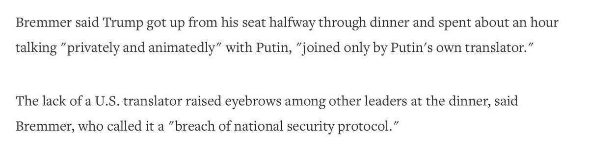 as suprising as it may not seem, Putin "used" to be a Russian spy.  reuters.com/article/us-usa…