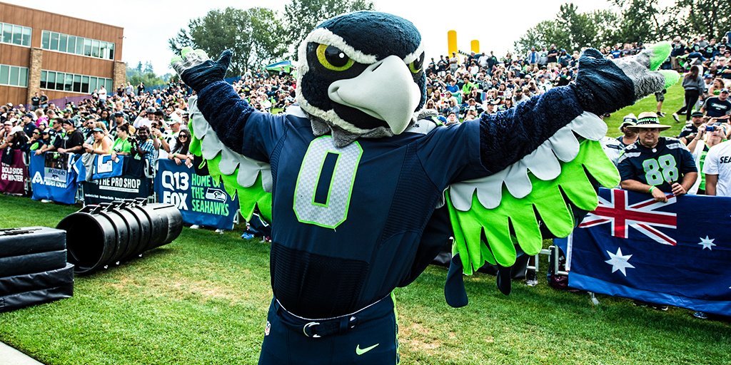 Seahawks's tweet photo. 1️⃣2️⃣ days 'til #SeahawksCamp. https://t.co/UAhHPARyEI