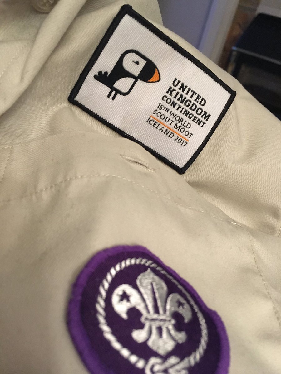EmmaWalker's tweet photo. Badge sewn on. 1 less thing to do until #iceland #moot2017 #mootuk https://t.co/LmZxSJRPfY