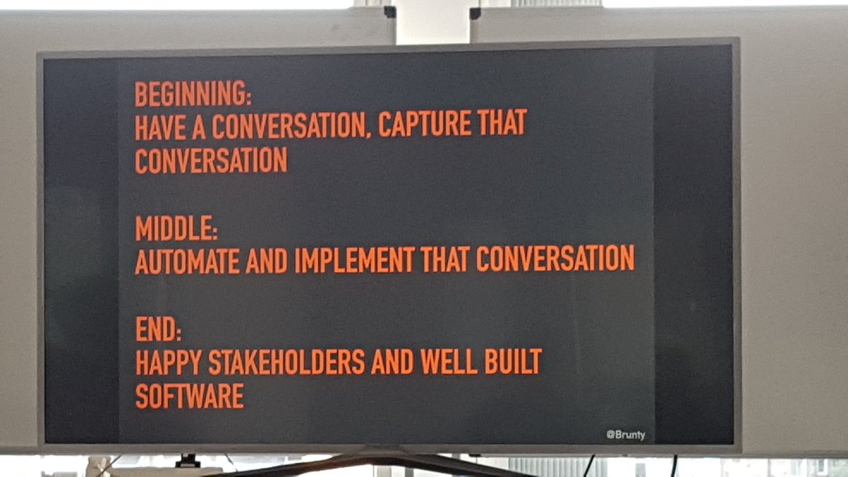 Exadra37's tweet image. Excelent intro to #BDD with #Behat and #gerkin for #php #developers by @Brunty in one more @edpug #meetup in #Edinburgh