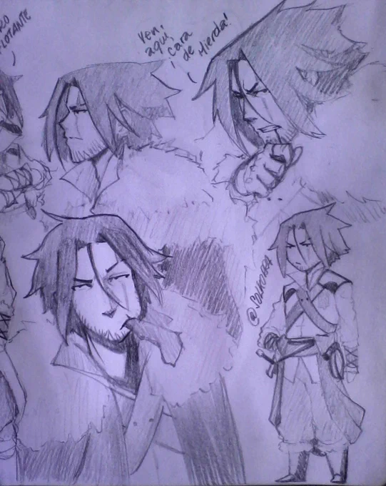 Some traditional sketches xD #CastlevaniaNetflix #TrevorBelmont 