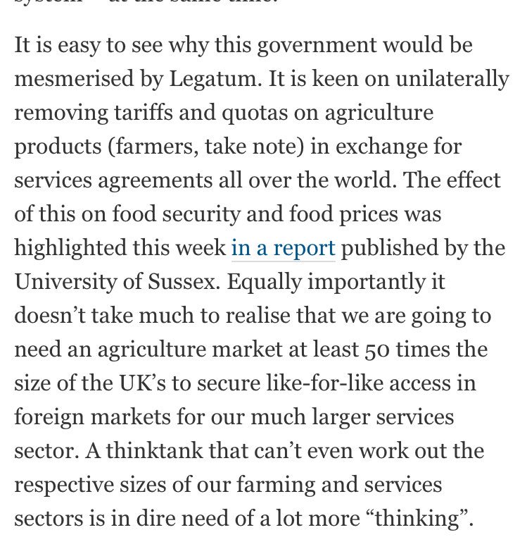 Miriam González Durántez putting the boot in on the Brexiteer's think tank of choice, The Legatum Institute:

amp.theguardian.com/commentisfree/…