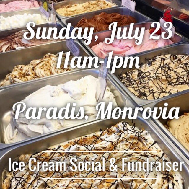 Come to our ice cream social on Sunday!  #fundraiser #uscsgv #uscalumni #monrovia