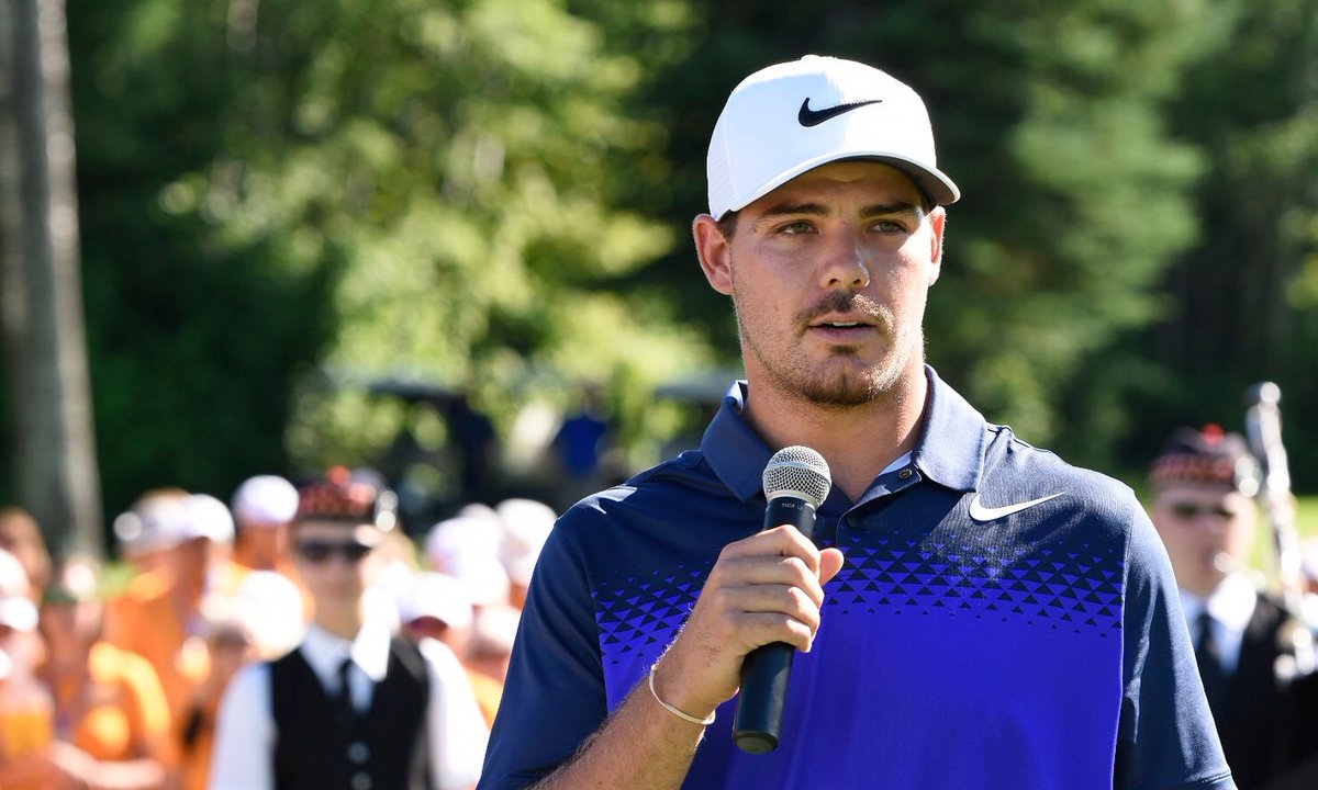 PGATOURAmericas's tweet photo. Winner's Q&A: Johnny Ruiz talks about his #StaalOpen win, 2017 goals and his Instagram-famous golf swing.
๐ Read: https://t.co/j7MBCaMuz3 https://t.co/7Q2TVuFcXX