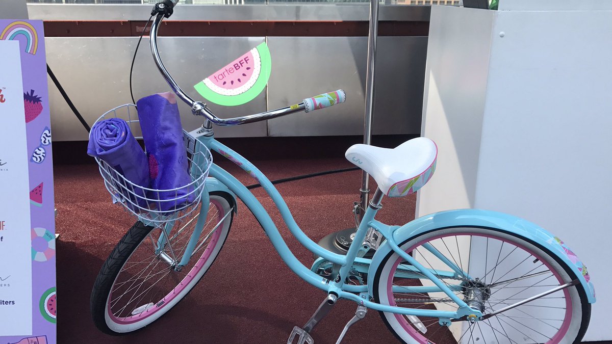 tartecosmetics's tweet photo. RT to enter to WIN this bike &amp; save 25% OFF on https://t.co/vHB7ZKl79b by applying the code: PARTY! https://t.co/fjsPOTe8Ns