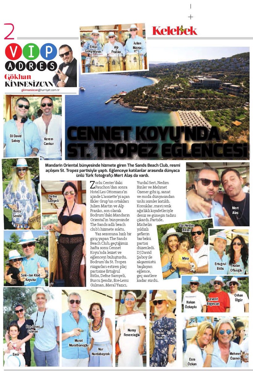 VIPAdres's tweet photo. #CennetKoyu’nda #StTropez #Eğlence'si 18.07.2017 #KELEBEK #VIPADRES #GökhanKimsesizcan https://t.co/2qOXjYyXD2 @hurriyet aracılığıyla https://t.co/KlhhGmsm43