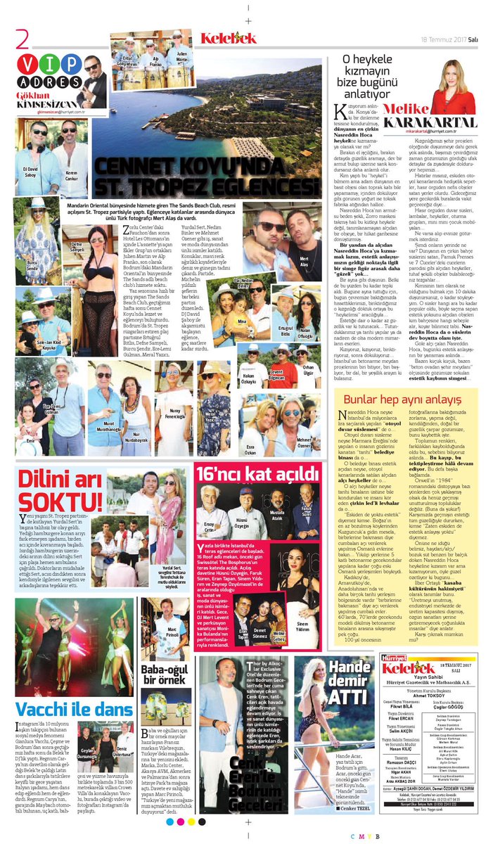 VIPAdres's tweet photo. #CennetKoyu’nda #StTropez #Eğlence'si 18.07.2017 #KELEBEK #VIPADRES #GökhanKimsesizcan https://t.co/2qOXjYyXD2 @hurriyet aracılığıyla https://t.co/KlhhGmsm43