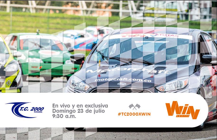 tc2000colombia's tweet photo. En vivo y en exclusiva vamos este domingo por Win Sports!!!!!!!! #TC2000xWIN @WinSportsTV https://t.co/UfOoFu3WGG