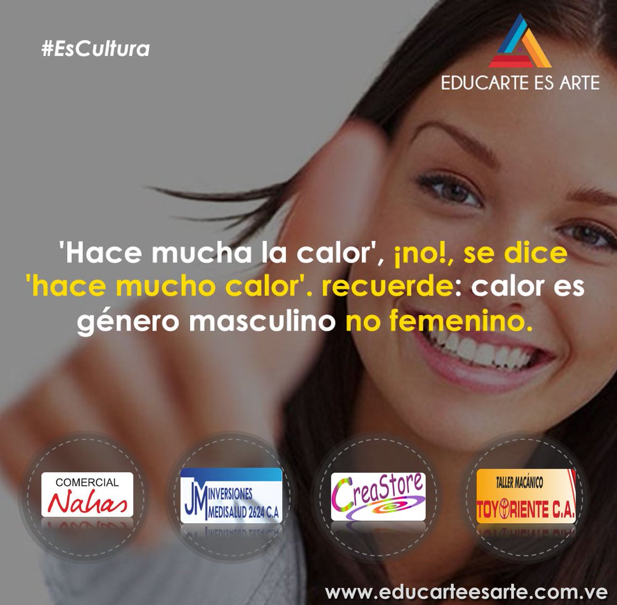 EducarteEsArte's tweet photo. Y para terminar este hermoso día, hoy en #EducarteEsArte traemos una buenísima corrección, porque tener un buen vocabulario #EsCultura https://t.co/LDc26DX9HE