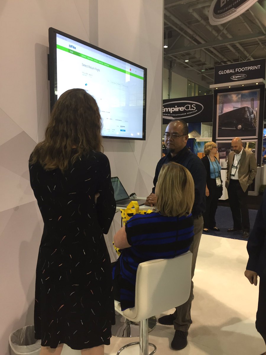 deem's tweet photo. Another great day @ @GlobalBTA! #GBTA2017 #deemworkfource https://t.co/4nKBBaUAdl
