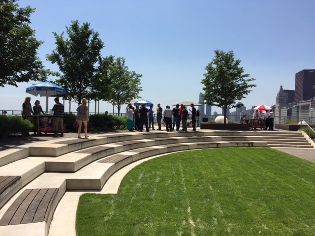izzie511's tweet photo. Nothing like having a cool ice cream treat on a hot sunny day.  #prudentialplaza @JLLChicago #icecreamsocial https://t.co/LkuOfDWKYT