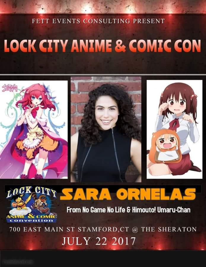 Lockcityanime's tweet photo. The talented and beautiful @saravornelas is coming to lock City anime and Comic Con this weekend don't miss your chance to meet her. https://t.co/EAVve8Z4Vr