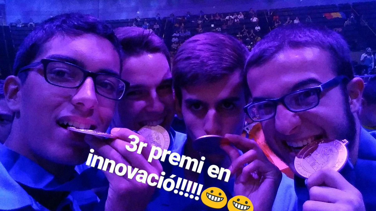 RoboCaspers's tweet photo. Hem guanyat el 3r premi en innovació en enginyeria!!! #TeamSpain #FGC2017 https://t.co/lEaAkbTwI1