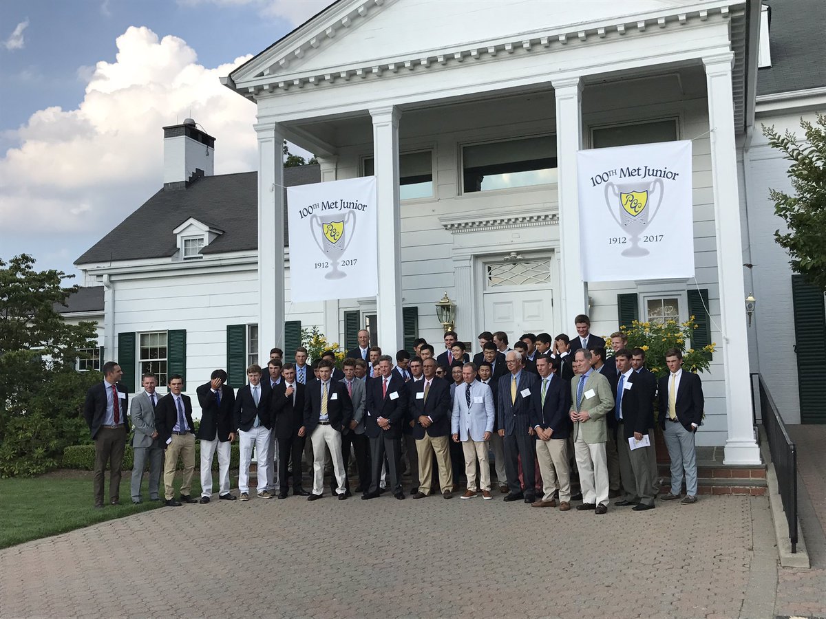 MGA1897's tweet photo. Kicking off the 100th #MetJunior Sponsored by @MetLife with a celebratory dinner with this year's field and past champions! https://t.co/36kInnvr4r