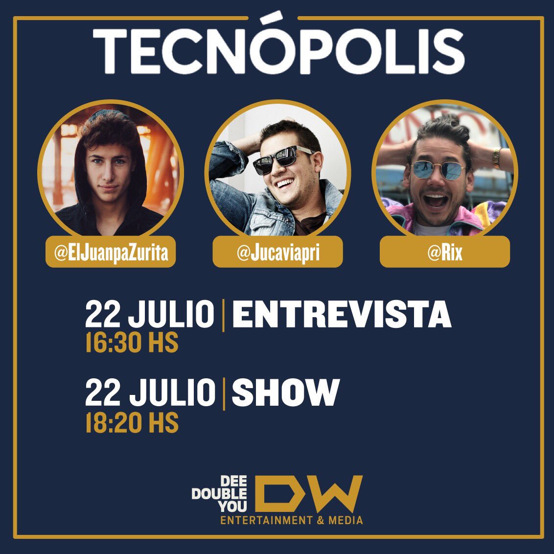 JuanpaZurita's tweet image. Argentina! Cada día se acerca más! Nos vemos en @TecnopolisNC! De verdad estoy muy emocionado #Tecnópolis2017