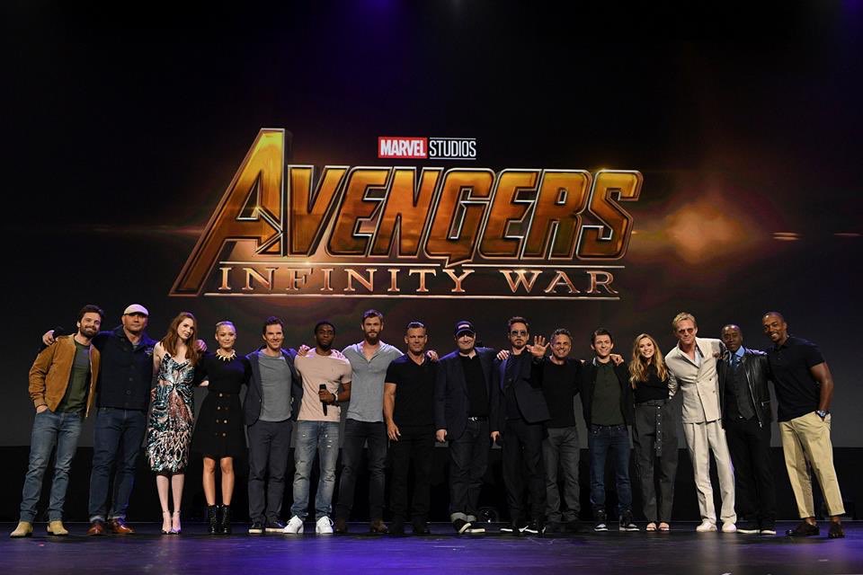 With my <a href="/Avengers/">Avengers</a> sisters and brothers at #D23.