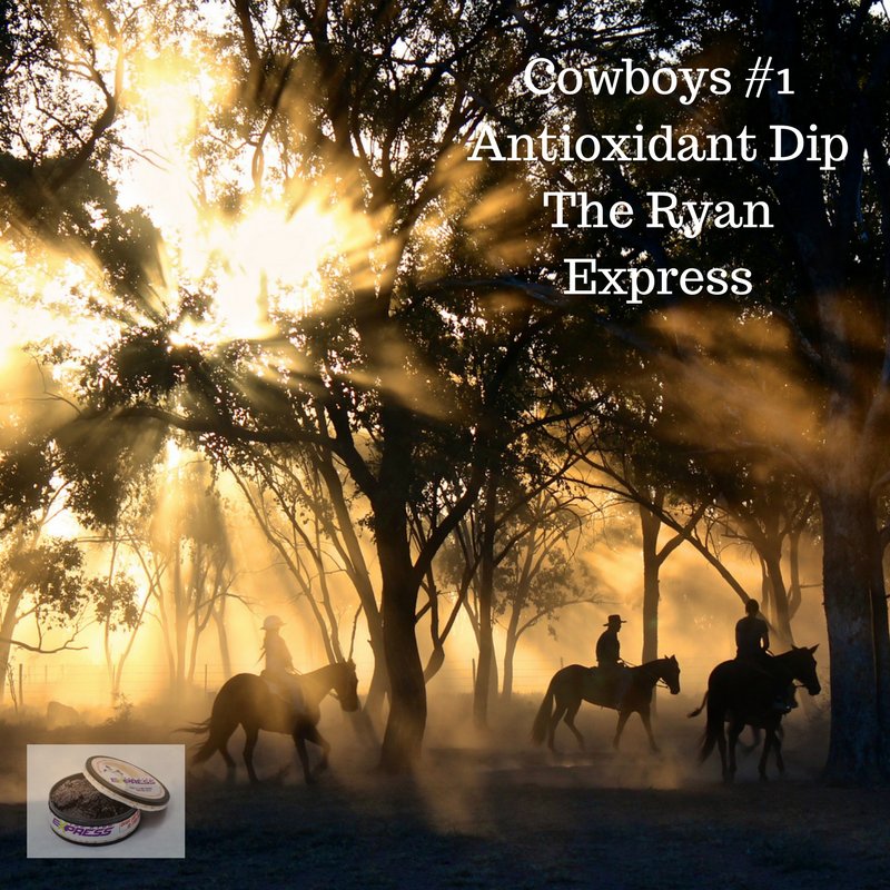 RyanExpress_Dip's tweet photo. Cowboys enjoy the Ryan Express Dip https://t.co/lnacRlpjQQ #ryandips #antioxidant #healthy #notobacco #quitdipping https://t.co/4srs2NXtJL