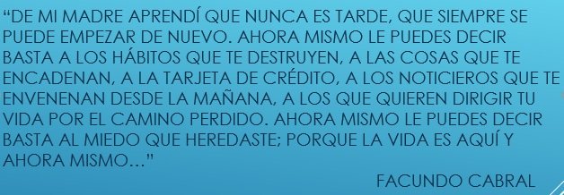 laotrateoria's tweet photo. #facundocabral #madre #consejo
#vida https://t.co/yzcZFREjBg