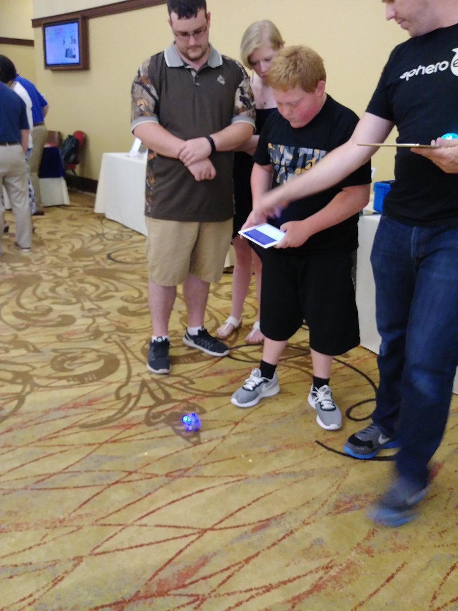 AhackettAmy's tweet photo. Thank you #wvstc17 for having the STEM playground tonight. My boys loved it! #wvnet #wvtis https://t.co/kx1EqRW6Wd