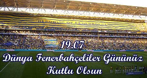 EdirneGFB's tweet photo. DÜNYA FENERBAHÇELİLER GÜNÜMÜZ KUTLU OLSUN! 19.07 https://t.co/s5nYvT0Akb