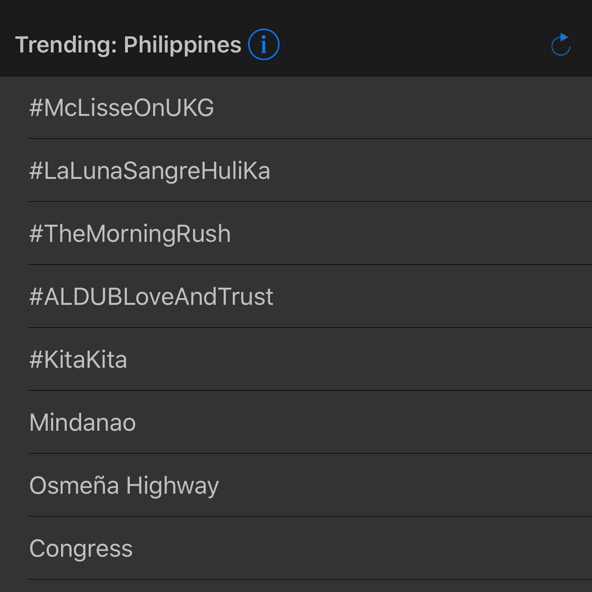 ericjohnsalut's tweet photo. Taray, TOP SPOT AGAD! @hashtag_mccoydl @ElisseJoson @ukgdos  #McLisseOnUKG https://t.co/RMj2qXDiaE
