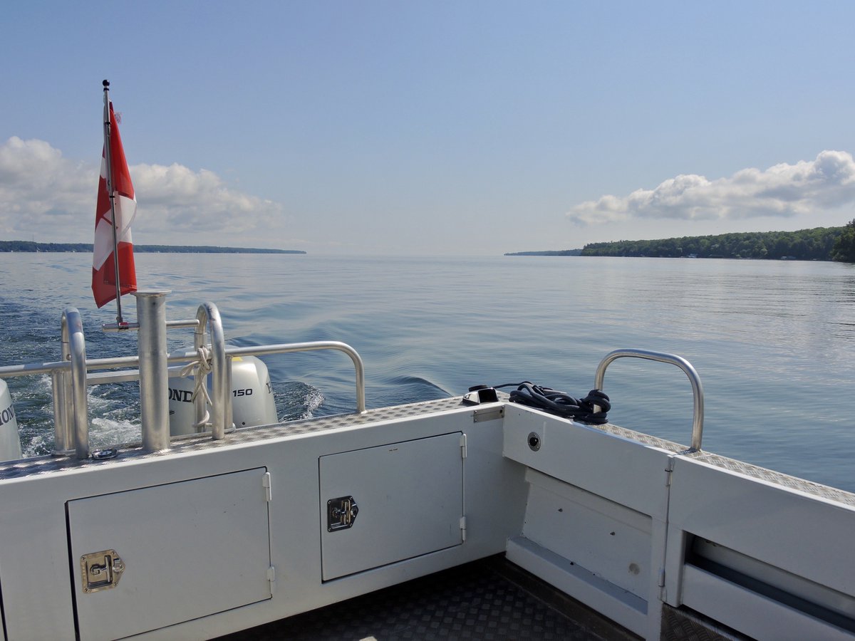 suesgambati's tweet photo. A glorious day to be out with @BarriePolice Marine Unit. Story tomorrow @BarrieToday #beautifulBarrie #boatingsafety https://t.co/oSdOB9DUg2