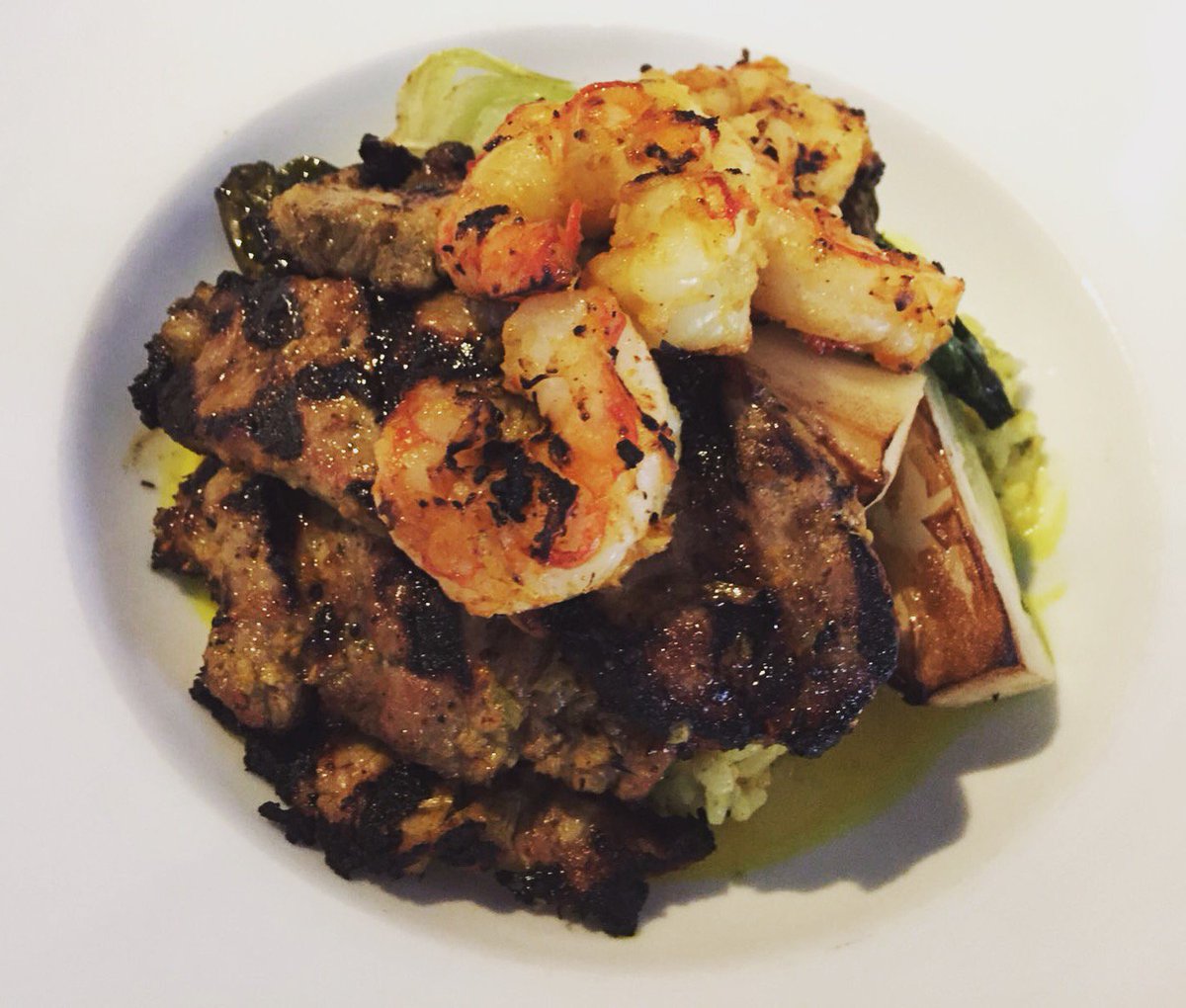 Lemongrass Pork &amp; Prawns at <a href="/North_48/">north FORTY-EIGHT</a> #eatdrinkvictoria #eatlovers #victoriabc #yyjfoods #yyjeats #eatingout