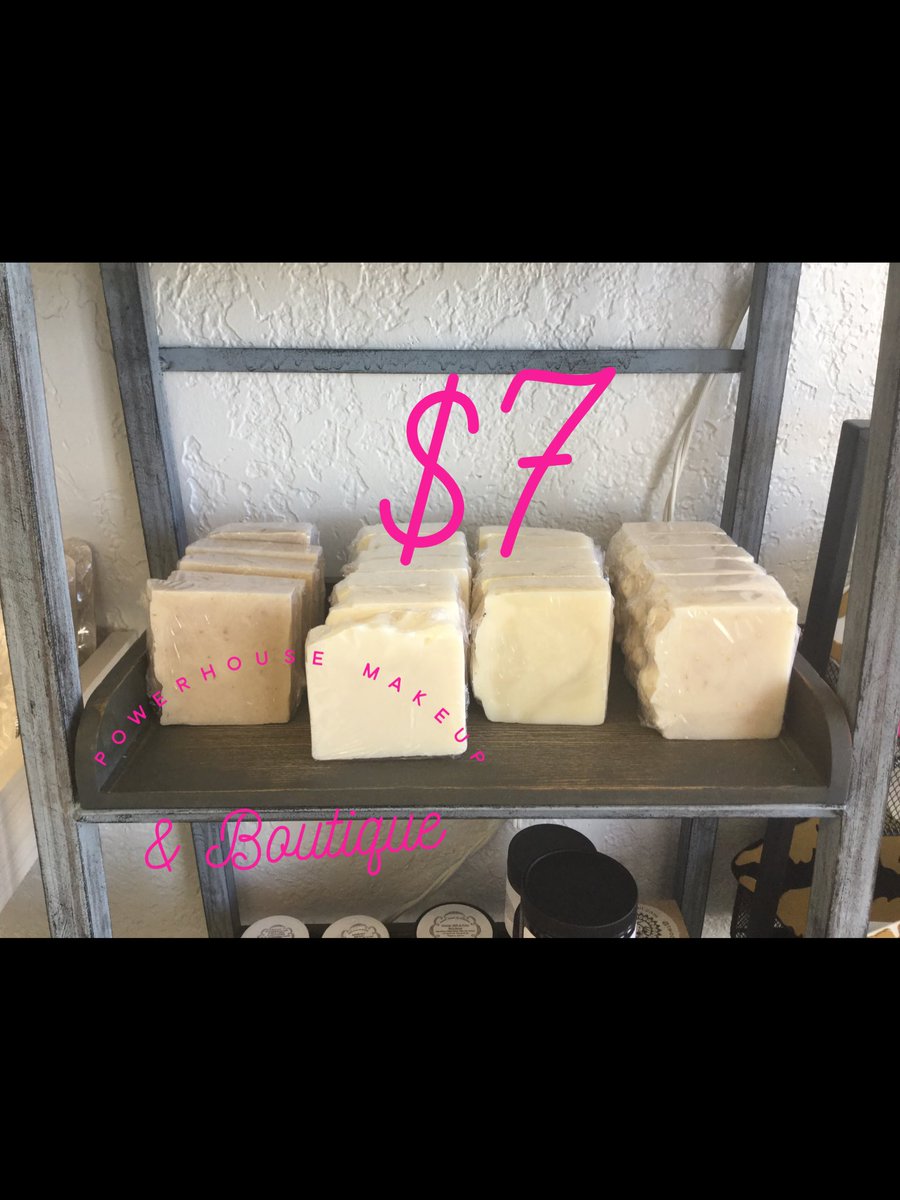PowerhouseMake1's tweet photo. Soaps by Sweet Scents by Kristina 🛁😍 
Scents include: Charcoal, Oatmeal &amp; Honey, Lavender &amp; Milk, Lemongrass &amp; Milk, and Pure Olive Oil ☺️🎉 https://t.co/HqbBXOc6fb