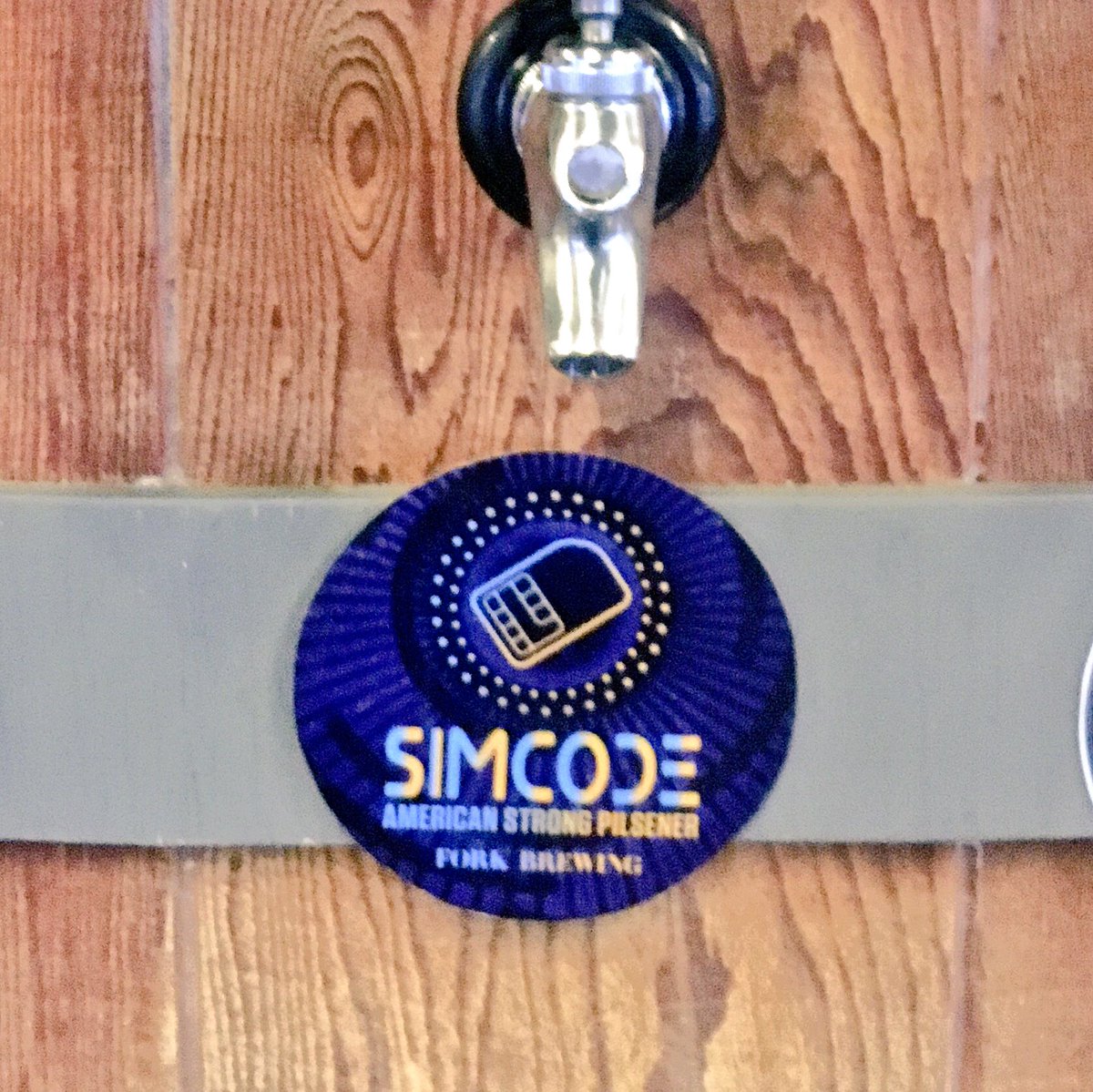 ForkandBrewer's tweet photo. Calling all #Simcode fans - #Simcode 7% American Strong Pilsener is now on tap! https://t.co/8p09HLVw6Y π» https://t.co/32oxVls84E