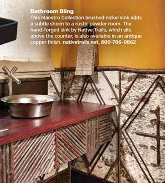 LandisComm's tweet photo. We were so happy to see our #client @Native_Trails' #MaestroCollection in the #july2017 issue of @loghome_living https://t.co/A8VZTACkxA