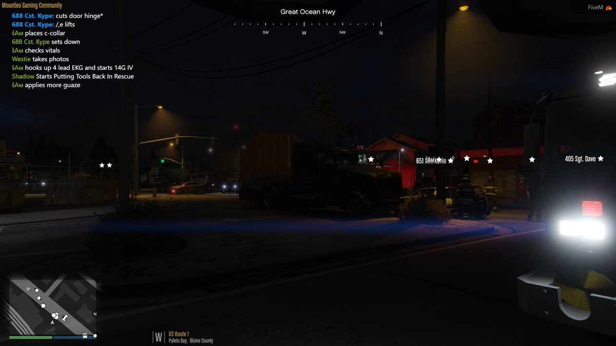 MG_Brock's tweet photo. SAPP &amp; SAFE on scene of an serious MVA. 3 persons injured and transported to hospital. @MG_SAPP  @MG_SAFE @MountiesGaming https://t.co/6B1FU7d4PI