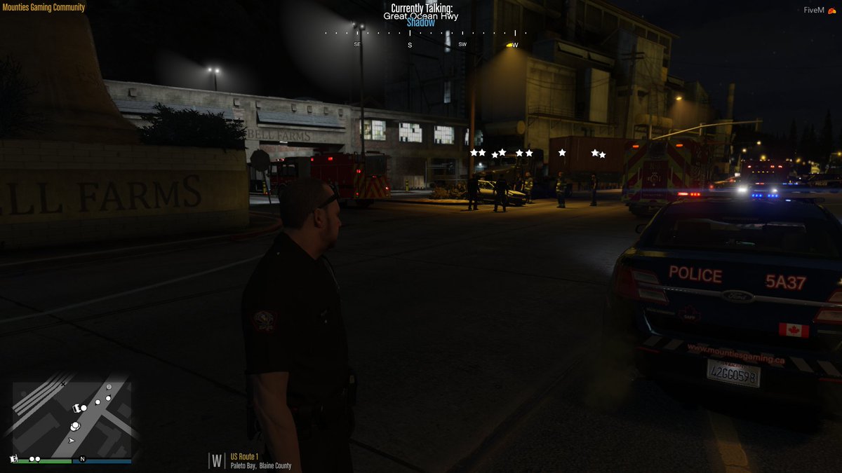 MG_Brock's tweet photo. SAPP &amp; SAFE on scene of an serious MVA. 3 persons injured and transported to hospital. @MG_SAPP  @MG_SAFE @MountiesGaming https://t.co/6B1FU7d4PI