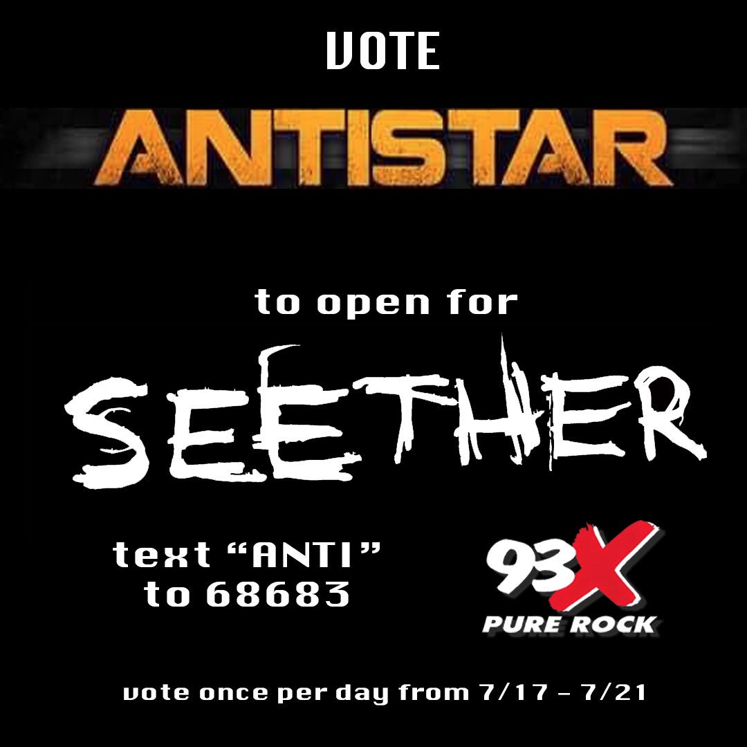 ANTISTARband's tweet photo. So this is happening... #voteANTI https://t.co/gyf0ctUGky