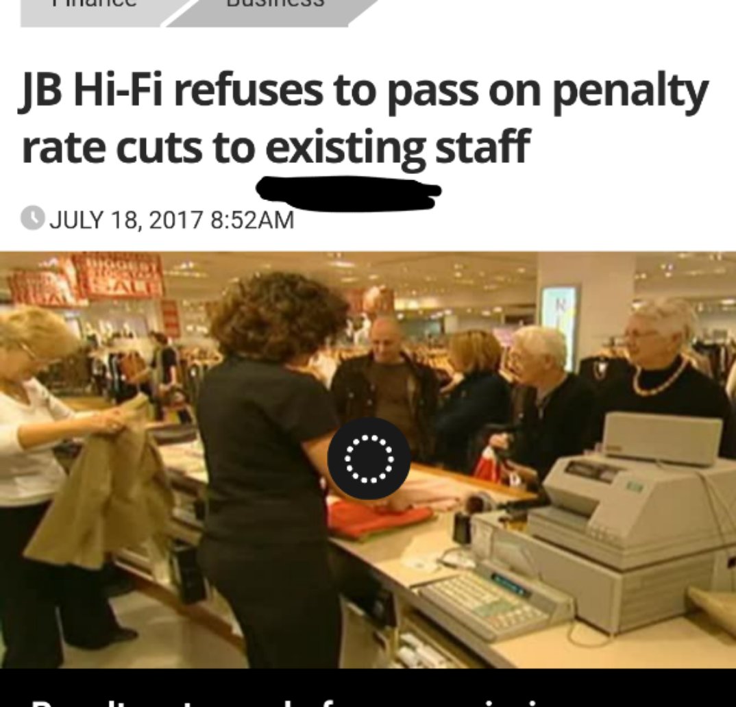 slippy1981's tweet photo. R U sharpening the axe @JBHiFi ? Chop existing staff &amp; keep lower paid new staff?

#penaltyrates #scam #jbhifi 

https://t.co/MJAnkipKnW https://t.co/hELVuJx8m4