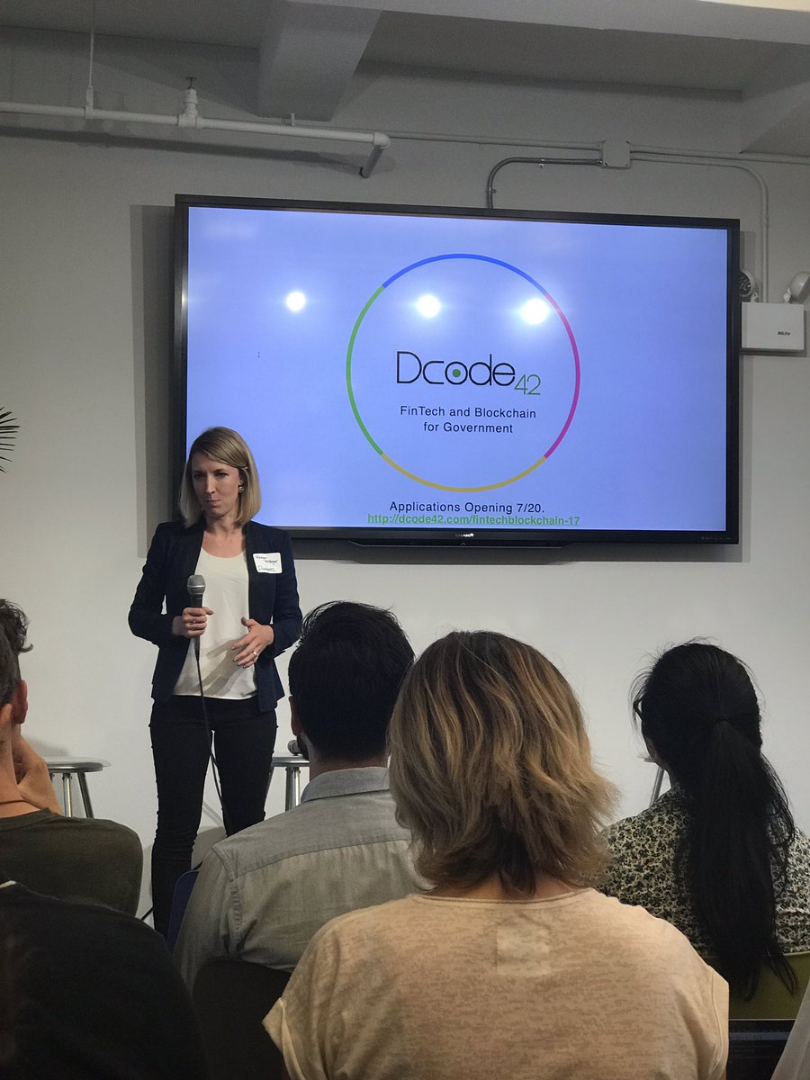 mbmagarian's tweet photo. #dcode42 #blockchain #fintech https://t.co/53GdJD4W6p