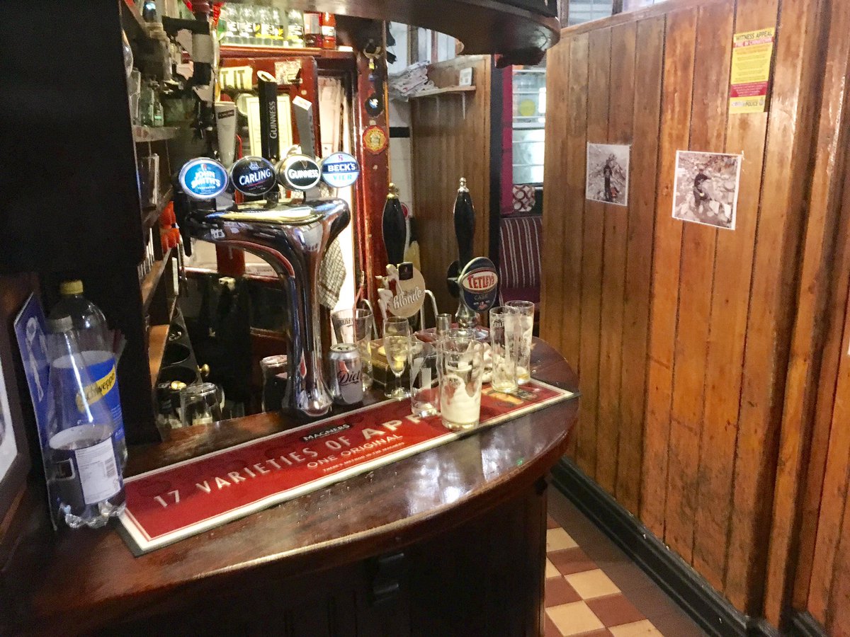 ThePubChampion's tweet photo. Even smaller! Allegedly the #smallestpub in #Europe?! (Think some smaller #micropubs..?). A cracking tiny #pub #CircusTavern #Manchester https://t.co/jXvQ1I7uRC