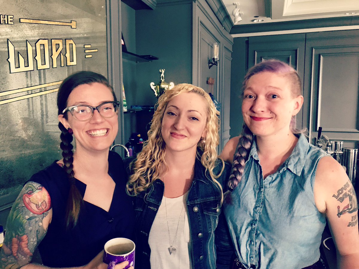 devdame's tweet image. Can't make it to the #devbootcamp wake tonight, but at least I had a mournful drink with @lanarakhman & @celeenr at @braintree last week! 💖