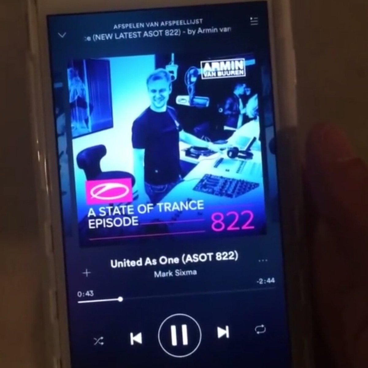 danielealbieri's tweet photo. @arminvanbuuren @ArminOnly @asot #asot822 ๐๐๐๐ก https://t.co/Wj4FKqOI6C