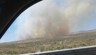 KOLO8's tweet photo. #OilWellFire in Elko County 30% contained; almost 7500 acres; no fire growth since last night, according to @blmnv: https://t.co/mh1jYG87q1 https://t.co/it9cQF0cLf
