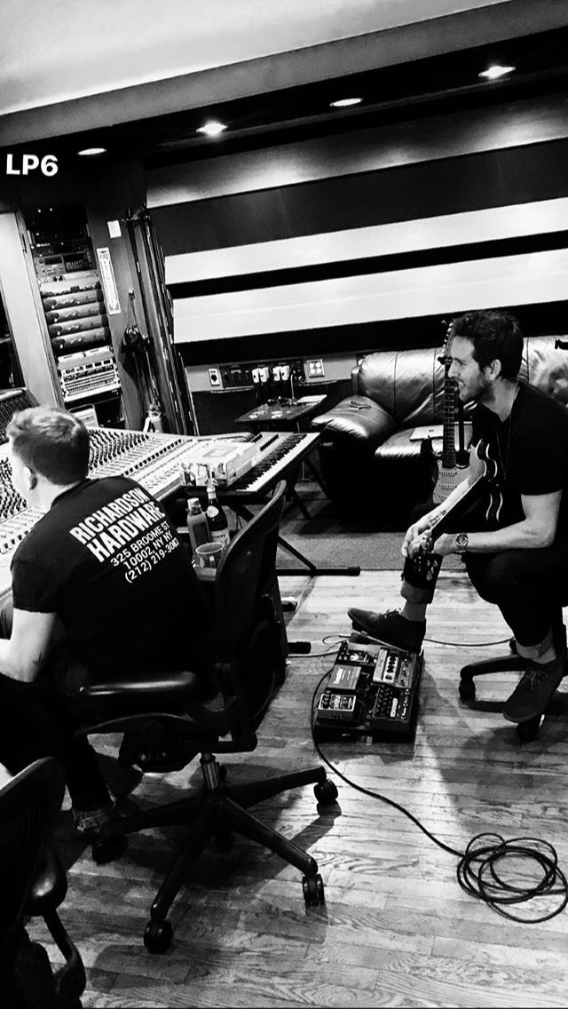 maroon5's tweet photo. #LP6 in the mix. https://t.co/rDR5k9Ijfn