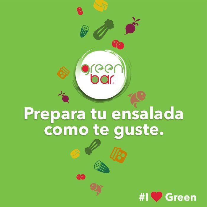 greenbar_sjr's tweet photo. Preparamos tu #ensalada con los ingredientes más frescos. Conócenos en @PuntaVictoria y prueba algo diferentes. #GreenBar #SJR #ILoveGreen 💚 https://t.co/K1fCd3Rub8