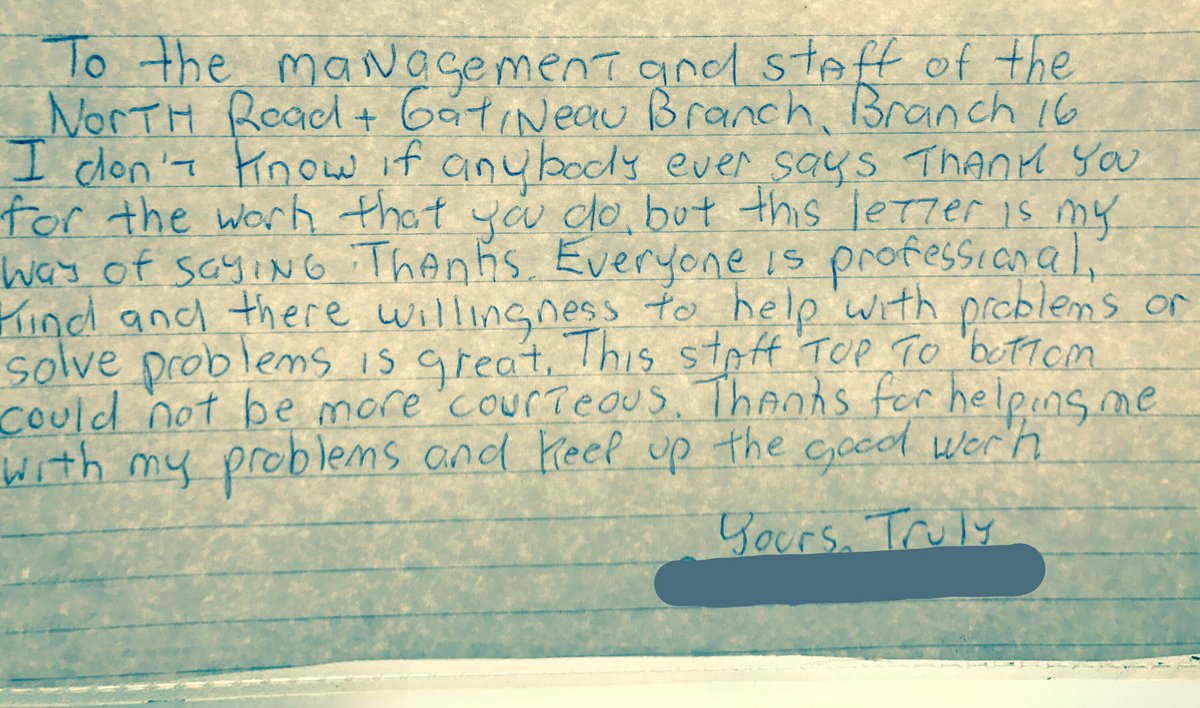 VancitycuMONICA's tweet photo. It's always awesome getting hand written notes from our members thanking us for the work we do❤️ #branch16 #teamwork @Vancity https://t.co/IrupoL7kwj