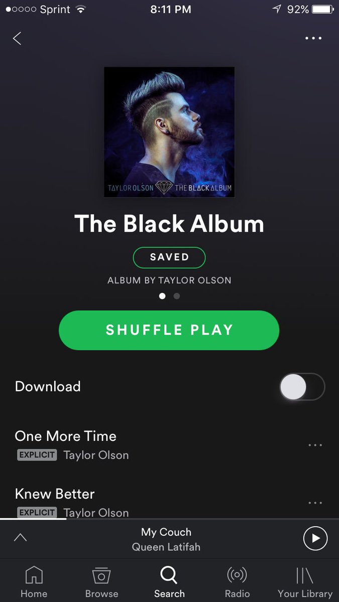 AndrewDixon8's tweet photo. @TaylorOMusic's albums #TheBlackAlbum & #Flipside are awesome!! 😀😀
#TaylorOlson #Spotify https://t.co/jr6A11Ls1E